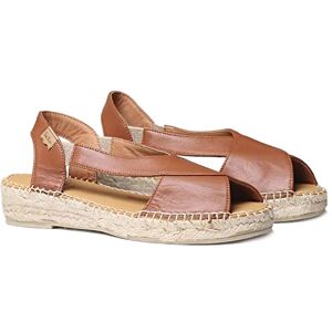 TONI PONS Espadrille Cuir Femme ELDA Nougat, 39 EU - Publicité TONI PONS Espadrille Cuir Femme ELDA Nougat, 39 EU - Publicité