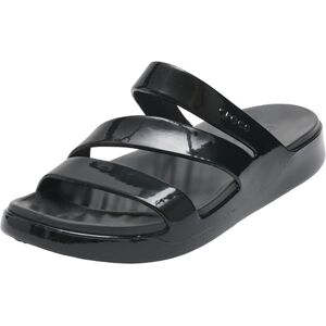 Crocs Femme Getaway Patent Strappy Sandales, Black, 38/39 EU - Publicité Crocs Femme Getaway Patent Strappy Sandales, Black, 38/39 EU - Publicité