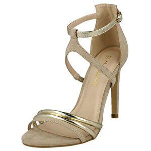 Anne Michelle Mules à talons hauts pour femme, Nude Or Beige, 37 EU - Publicité Anne Michelle Mules à talons hauts pour femme, Nude Or Beige, 37 EU - Publicité