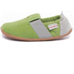 Giesswein Chaussons Söll Slim-Fit Herbe 29 Pantoufles en Coton pour Filles et garçons, Chaussures de Jardin d'enfants antidérapantes avec Bande élastique - Publicité Giesswein Chaussons Söll Slim-Fit Herbe 29 Pantoufles en Coton pour Filles et garçons, Chaussures de Jardin d'enfants antidérapantes avec Bande élastique - Publicité