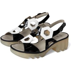Fly London Women's TEWA573FLY Sandal, Black/white, 39 - Publicité Fly London Women's TEWA573FLY Sandal, Black/white, 39 - Publicité