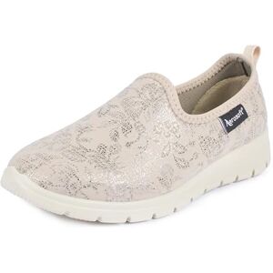 Aerosoft Ballerines pour femme Largeur G-H Légères, souples et extensibles, Fleur beige., 39 EU - Publicité Aerosoft Ballerines pour femme Largeur G-H Légères, souples et extensibles, Fleur beige., 39 EU - Publicité