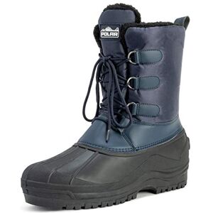 Polar Hommes Boue Lacer Court Nylon Hiver Neige Pluie Lacer Canard Bottes NAV43 AYC0143 Marine - Publicité Polar Hommes Boue Lacer Court Nylon Hiver Neige Pluie Lacer Canard Bottes NAV43 AYC0143 Marine - Publicité