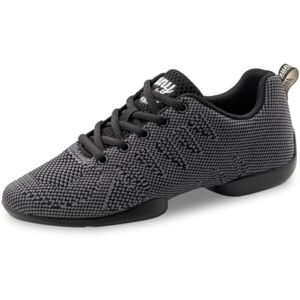 Anna Kern Chaussures de danse pour homme Textile Noir/Gris Largeur normale Talon de 1 cm Semelle PU fendue, noir/gris, 44 EU - Publicité Anna Kern Chaussures de danse pour homme Textile Noir/Gris Largeur normale Talon de 1 cm Semelle PU fendue, noir/gris, 44 EU - Publicité