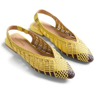 GIOSEPPO MAGARINI Chaussures Plates Mary Jane pour Femme, Jaune, 36 EU - Publicité GIOSEPPO MAGARINI Chaussures Plates Mary Jane pour Femme, Jaune, 36 EU - Publicité