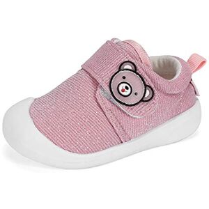 MASOCIO Chaussure Bebe Fille Premier Pas Baskets Bébé Antidérapant 12-18 Mois Rose Taille 21 (Taille Fabriquant 16) - Publicité MASOCIO Chaussure Bebe Fille Premier Pas Baskets Bébé Antidérapant 12-18 Mois Rose Taille 21 (Taille Fabriquant 16) - Publicité
