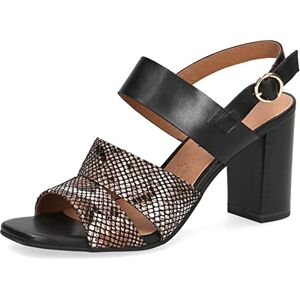 CAPRICE Sandale à talon Femme Black Matt 38 EU Femme Sandale à Talon, Black Snake, 38 EU - Publicité CAPRICE Sandale à talon Femme Black Matt 38 EU Femme Sandale à Talon, Black Snake, 38 EU - Publicité