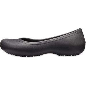 Crocs Femme at Work Flat W Chaussures Plates, Black, 34/35 EU - Publicité Crocs Femme at Work Flat W Chaussures Plates, Black, 34/35 EU - Publicité