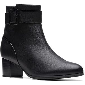 Clarks Bottes tendance imperméables Loken à fermeture éclair pour femme, cuir noir, 37.5 EU - Publicité Clarks Bottes tendance imperméables Loken à fermeture éclair pour femme, cuir noir, 37.5 EU - Publicité