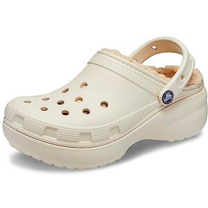 Crocs Classic Platform Lined Clog 42-43 EU Bone - Publicité Crocs Classic Platform Lined Clog 42-43 EU Bone - Publicité