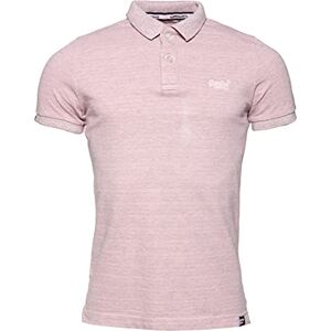 Superdry 'Vintage Destroyed' Polo Manches Courtes Homme (Powder Rose Marl) XL - Publicité Superdry 'Vintage Destroyed' Polo Manches Courtes Homme (Powder Rose Marl) XL - Publicité