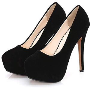 CYwinterB Dames Talons Hauts Sexy en Daim Stiletto Plateforme Pompe Élégant Bout Rond Slip-in Chaussures De Mariée Escarpins Habillés Chaussures pour Femmes 35-44 - Publicité CYwinterB Dames Talons Hauts Sexy en Daim Stiletto Plateforme Pompe Élégant Bout Rond Slip-in Chaussures De Mariée Escarpins Habillés Chaussures pour Femmes 35-44 - Publicité