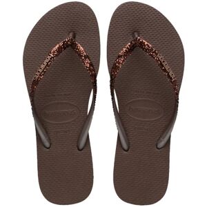 Havaianas Slim Glitter Ii 0727marron 41/42 EU - Publicité Havaianas Slim Glitter Ii 0727marron 41/42 EU - Publicité