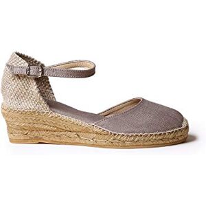 TONI PONS Espadrille pour Femme en Tissu de Coton Romina Taupe, 38 EU - Publicité TONI PONS Espadrille pour Femme en Tissu de Coton Romina Taupe, 38 EU - Publicité