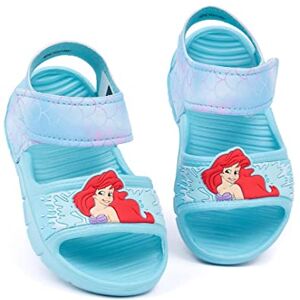 Disney La Petite Sirène Ariel Sandals Filles Tout-petits Curseurs bleus pour enfants avec sangle de soutien Chaussures d’été - Publicité Disney La Petite Sirène Ariel Sandals Filles Tout-petits Curseurs bleus pour enfants avec sangle de soutien Chaussures d’été - Publicité