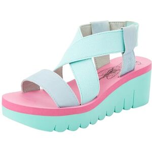 Fly London Sandales Yabi922fly pour femme, Bleu ciel, menthe, lilas, 41 EU - Publicité Fly London Sandales Yabi922fly pour femme, Bleu ciel, menthe, lilas, 41 EU - Publicité