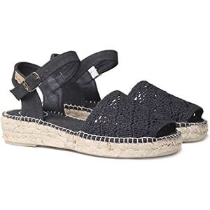 TONI PONS Espadrille Femme en Toile Eulalia Noir, 40 EU - Publicité TONI PONS Espadrille Femme en Toile Eulalia Noir, 40 EU - Publicité