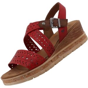 MUSTANG Sandales pour femme, rouge, 37 EU - Publicité MUSTANG Sandales pour femme, rouge, 37 EU - Publicité