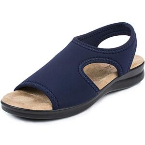 Aerosoft Sandales pour femme, extra légères et élastiques (bleu, 40) - Publicité Aerosoft Sandales pour femme, extra légères et élastiques (bleu, 40) - Publicité
