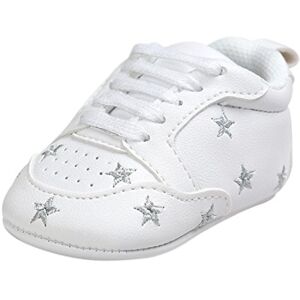 LuckyGirls Chaussures de Bébé LuckyGirls Bébé Fille Garçon Impression Chaussures de Crèche Semelle Souple Antidérapant Baskets à Motif des Étoiles Chaussures au Lacets -PU Cuir- 0~18 Mois (Âge: 12~18 Mois, Argent) - Publicité LuckyGirls Chaussures de Bébé LuckyGirls Bébé Fille Garçon Impression Chaussures de Crèche Semelle Souple Antidérapant Baskets à Motif des Étoiles Chaussures au Lacets -PU Cuir- 0~18 Mois (Âge: 12~18 Mois, Argent) - Publicité