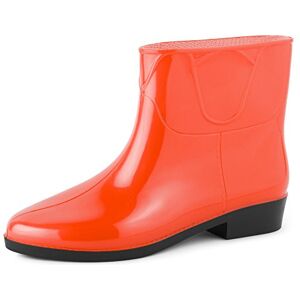 Ladeheid Bottines Bottes de Pluie Chaussure Femme LAZT201801 (Orange, 39 EU) - Publicité Ladeheid Bottines Bottes de Pluie Chaussure Femme LAZT201801 (Orange, 39 EU) - Publicité