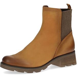 CAPRICE Bottines femme à talon Airmotion en cuir Talon bloc Largeur G, Jaune (Curry Nubuc), 38,5 EU - Publicité CAPRICE Bottines femme à talon Airmotion en cuir Talon bloc Largeur G, Jaune (Curry Nubuc), 38,5 EU - Publicité