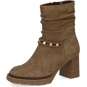 CAPRICE Bottines femme à talon en daim Talon bloc Largeur G, Vert (Olive Suede), 39 EU - Publicité CAPRICE Bottines femme à talon en daim Talon bloc Largeur G, Vert (Olive Suede), 39 EU - Publicité