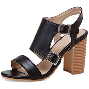 CUTEHEELS Sandales Décontractées pour Femmes Chaussures à Talons Blocs été - Publicité CUTEHEELS Sandales Décontractées pour Femmes Chaussures à Talons Blocs été - Publicité
