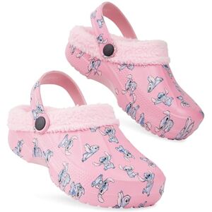 Disney Chaussons Enfant Stitch Pantoufles Enfant Fille Tailles 26/35 Sabots Fourrés Enfant (Rose Stitch, 26/27 EU) - Publicité Disney Chaussons Enfant Stitch Pantoufles Enfant Fille Tailles 26/35 Sabots Fourrés Enfant (Rose Stitch, 26/27 EU) - Publicité