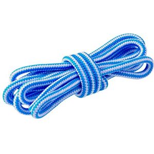 Goodlace Lacets de chaussures rondes bicolores, lacets de bottes 120CM bleu clair et blanc - Publicité Goodlace Lacets de chaussures rondes bicolores, lacets de bottes 120CM bleu clair et blanc - Publicité