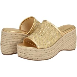 Guess Sandales compensées Zakki pour femme, Or 710, 39 EU - Publicité Guess Sandales compensées Zakki pour femme, Or 710, 39 EU - Publicité