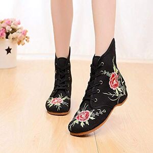 Generic Chaussures Brodées pour Femmes Fleurs Broderie Femmes Toile Bottes Courtes Talons Bas Dames Confort Coton Brodé Automne Chaussures Talons Brodés (Color : Red, Size : 2) (Black 5 UK) - Publicité Generic Chaussures Brodées pour Femmes Fleurs Broderie Femmes Toile Bottes Courtes Talons Bas Dames Confort Coton Brodé Automne Chaussures Talons Brodés (Color : Red, Size : 2) (Black 5 UK) - Publicité