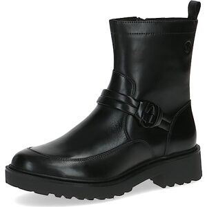 CAPRICE Bottines femme sans talon Memotion en cuir Plates Largeur G, Noir (Black Nappa), 37 EU - Publicité CAPRICE Bottines femme sans talon Memotion en cuir Plates Largeur G, Noir (Black Nappa), 37 EU - Publicité