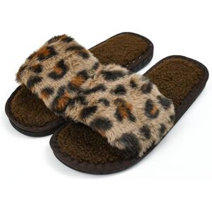 ASOUUNLD Chaussons Ouverts Femme Léopard, Chaussons Léopard Femme Pantoufles Bout Ouvert Slippers Antidérapantes Chaussons Femme en Peluche Chaud Hiver pour Maisons Intérieur/Extérieur (38-39EU) - Publicité ASOUUNLD Chaussons Ouverts Femme Léopard, Chaussons Léopard Femme Pantoufles Bout Ouvert Slippers Antidérapantes Chaussons Femme en Peluche Chaud Hiver pour Maisons Intérieur/Extérieur (38-39EU) - Publicité