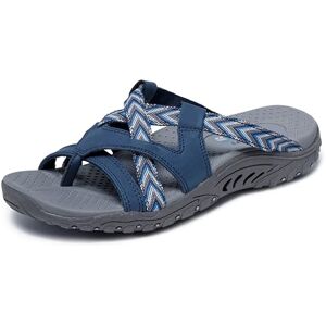 Skechers Reggae Tongs à lanières multiples pour femme, bleu (bleu marine), 38 EU - Publicité Skechers Reggae Tongs à lanières multiples pour femme, bleu (bleu marine), 38 EU - Publicité