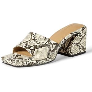 Amazon Essentials Platform Mule Sandals Femme, Fausse Peau de Serpent Grise, 38.5 EU - Publicité Amazon Essentials Platform Mule Sandals Femme, Fausse Peau de Serpent Grise, 38.5 EU - Publicité