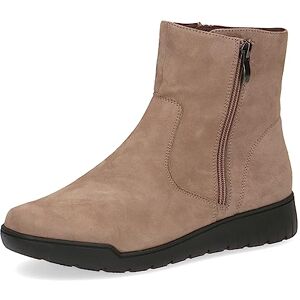 CAPRICE Bottines femme sans talon mit fermeture éclair élégantes, Marron (Taupe Suede), 36 EU - Publicité CAPRICE Bottines femme sans talon mit fermeture éclair élégantes, Marron (Taupe Suede), 36 EU - Publicité