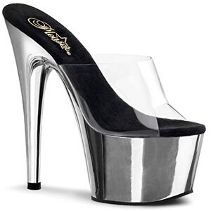 Pleaser ADORE-701 CLR/SLV Chrome UK 11 (EU 44) - Publicité Pleaser ADORE-701 CLR/SLV Chrome UK 11 (EU 44) - Publicité