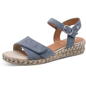 Jana Wedge/Plat Sand MultiAdj + Sandales compensées végétaliennes, denim, 38 EU - Publicité Jana Wedge/Plat Sand MultiAdj + Sandales compensées végétaliennes, denim, 38 EU - Publicité