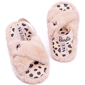 Barbie Girls Slippers Kids Doll Dold Fluffy Cross Strap House House Sliders 33 EU - Publicité Barbie Girls Slippers Kids Doll Dold Fluffy Cross Strap House House Sliders 33 EU - Publicité