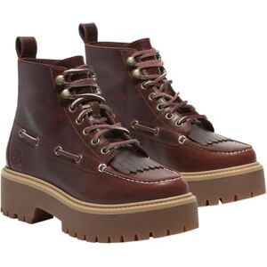 Timberland Stone Street Mid Bottes tendance à lacets pour femme, Racine pleine fleur, 8 Wide - Publicité Timberland Stone Street Mid Bottes tendance à lacets pour femme, Racine pleine fleur, 8 Wide - Publicité