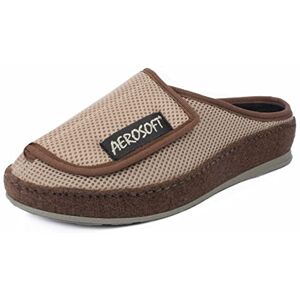 Aerosoft mules 6032-4P Chausson Femmes Hommes respirantes antidérapantes (Beige, numeric_36) - Publicité Aerosoft mules 6032-4P Chausson Femmes Hommes respirantes antidérapantes (Beige, numeric_36) - Publicité