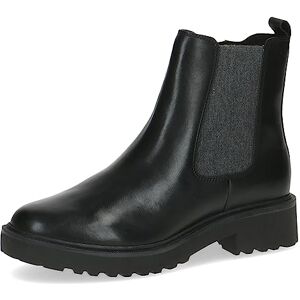 CAPRICE Bottines Chelsea femme Memotion en cuir Plates Largeur G, Noir (Black Nappa), 36 EU - Publicité CAPRICE Bottines Chelsea femme Memotion en cuir Plates Largeur G, Noir (Black Nappa), 36 EU - Publicité