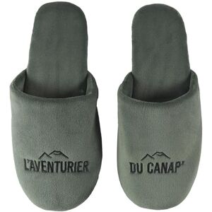 Linnea Chaussons à Message l'esprit du CANAP' Vert Kaki Taille 40/41 - Publicité Linnea Chaussons à Message l'esprit du CANAP' Vert Kaki Taille 40/41 - Publicité