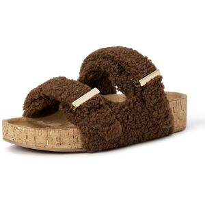 Amazon Essentials Mules en Imitation Peau de Mouton avec Semelle en Liège Femme, Brun, 37.5 EU - Publicité Amazon Essentials Mules en Imitation Peau de Mouton avec Semelle en Liège Femme, Brun, 37.5 EU - Publicité