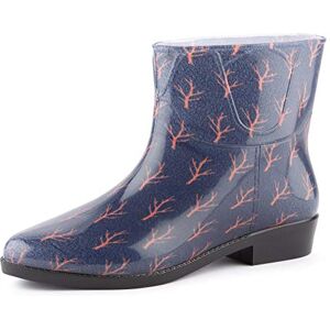 Ladeheid Bottines Bottes de Pluie Chaussure Femme LAZT201802 (Marine/Arbres, 41 EU) - Publicité Ladeheid Bottines Bottes de Pluie Chaussure Femme LAZT201802 (Marine/Arbres, 41 EU) - Publicité