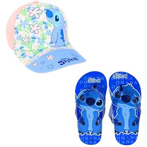 Disney Stitch Casquette Baseball et Tongs pour Filles, Ensemble D'été Stitch, Taille EU 27/28 Bleu - Publicité Disney Stitch Casquette Baseball et Tongs pour Filles, Ensemble D'été Stitch, Taille EU 27/28 Bleu - Publicité