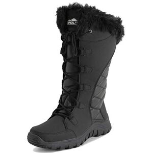 Polar Femmes Matelassée Fausse Fourrure L'hiver Canard Semelle En Caoutchouc Durable Neige Pluie Extérieure Bottes Noir Cuir Grand UK7/EU40 YC0659 - Publicité Polar Femmes Matelassée Fausse Fourrure L'hiver Canard Semelle En Caoutchouc Durable Neige Pluie Extérieure Bottes Noir Cuir Grand UK7/EU40 YC0659 - Publicité