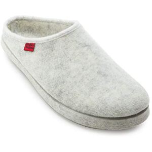 Andrés Machado Chaussons pour homme et femme pour l´hiver Slippers AM001 – Tissu et doublure en laine – Semelle de marche en caoutchouc Blanc, EU 35 - Publicité Andrés Machado Chaussons pour homme et femme pour l´hiver Slippers AM001 – Tissu et doublure en laine – Semelle de marche en caoutchouc Blanc, EU 35 - Publicité