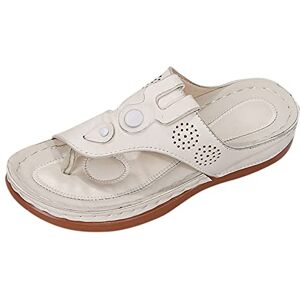 Spritumn-Home Chaussures Femme Sandales éTé Cuir Pantoufles Confortable Ete Sandale Orthopedique Chaussure À Talon Et Bout Ouvert Escarpins - Publicité Spritumn-Home Chaussures Femme Sandales éTé Cuir Pantoufles Confortable Ete Sandale Orthopedique Chaussure À Talon Et Bout Ouvert Escarpins - Publicité